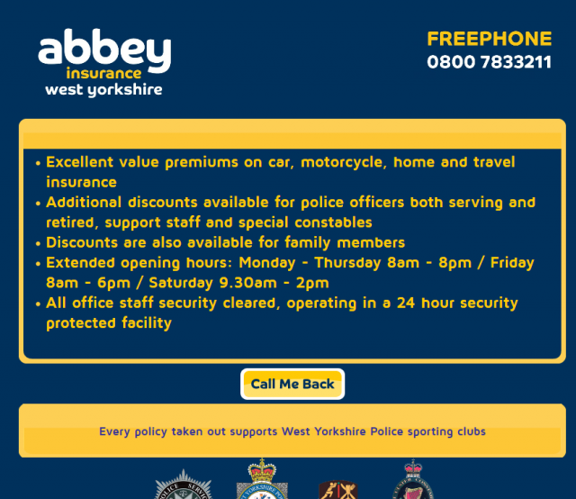 Abby Insurance (West Yorkshire Police Sport)